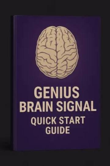 Genius Brain Signal Quick Start Guide bonus explaining how to begin using the audio program